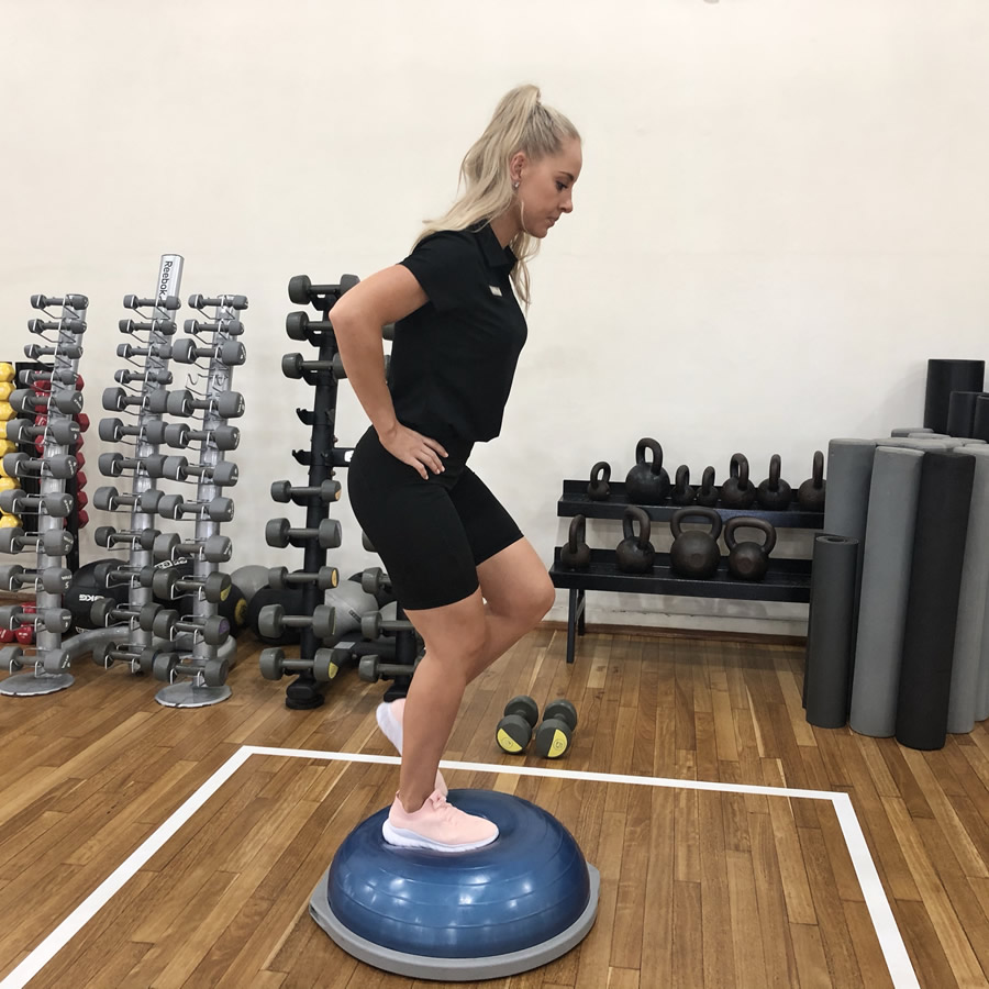 Shockwave therapy session at Brookwood Physio