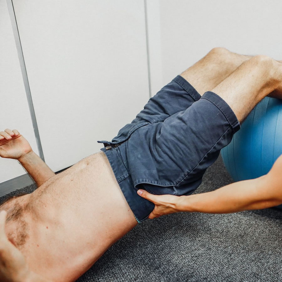 Elderly patient physiotherapy care at Brookwood Physio